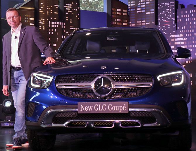  Martin Schwenk with the New Mercedes GLC Coupe 