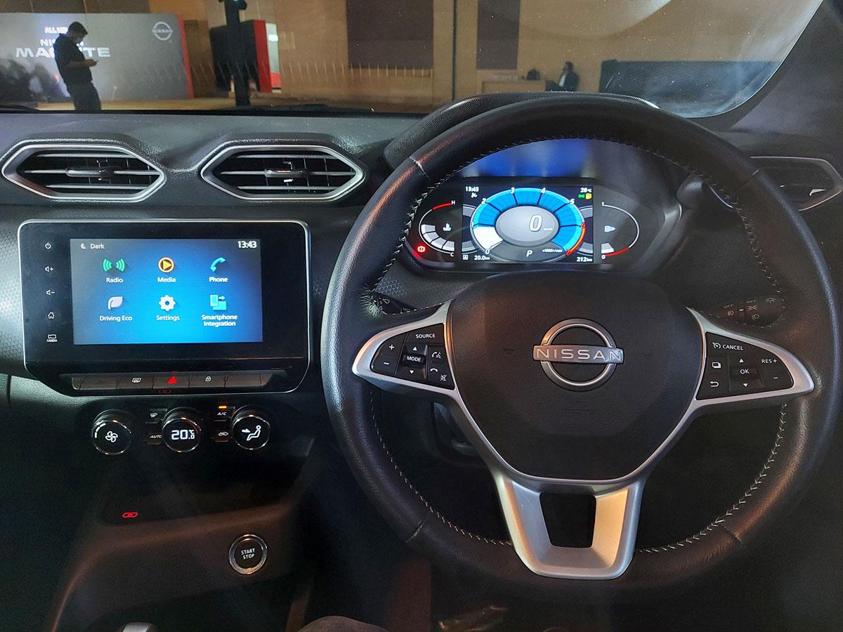 Steering of the nissan Magnite