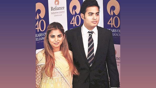Akash with his sister Isha