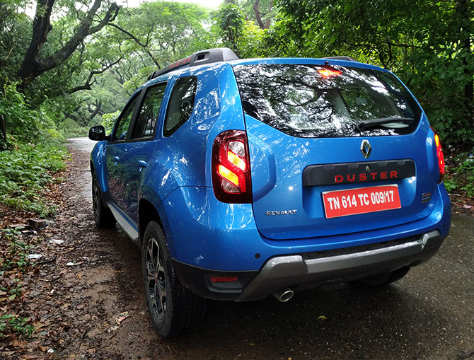 The rear of the New Duster 2020