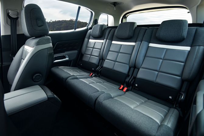 Seating of the Citroën C5 Aircross