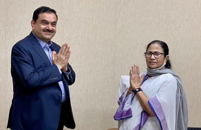 Gautam Adani, Mamata Banerjee