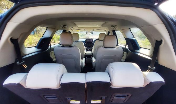 Interiors of the Tata Safari