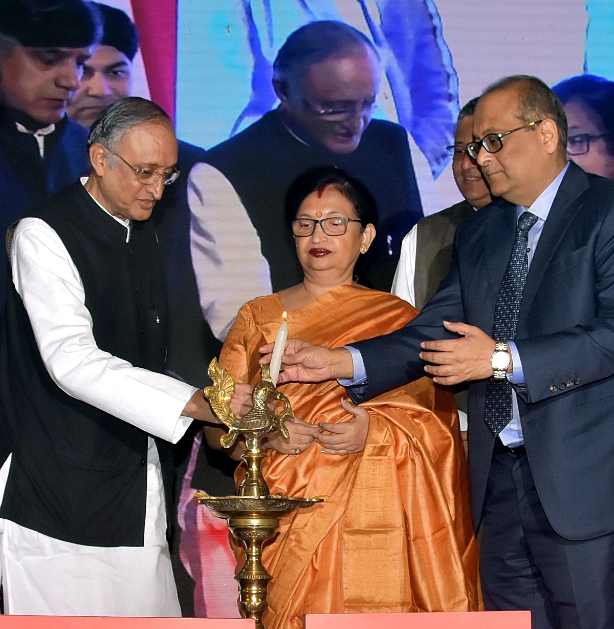 Amit Mitra and Chandrima Bhattacharya