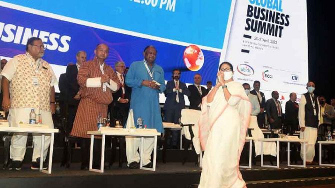 Mamata at Bengal biz summit