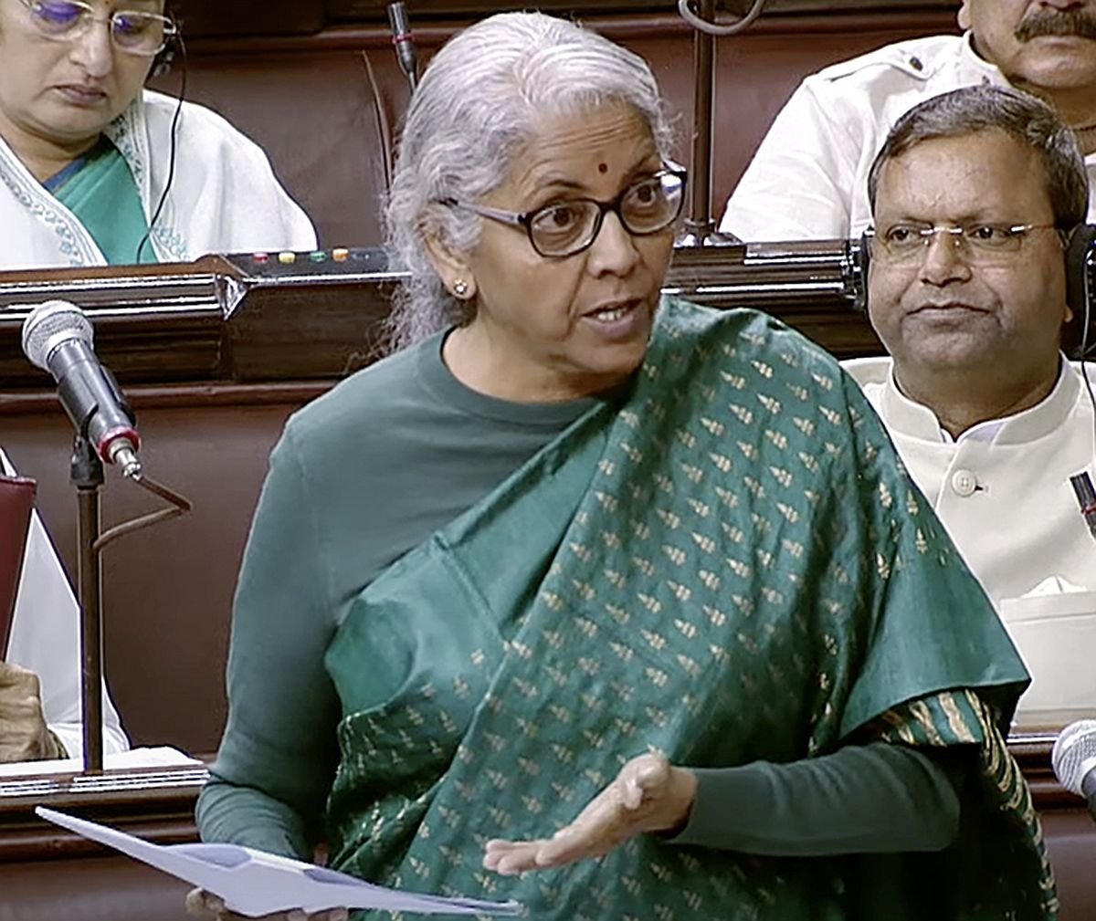 Congress Spoiled Accomplishments: Sitharaman in RS