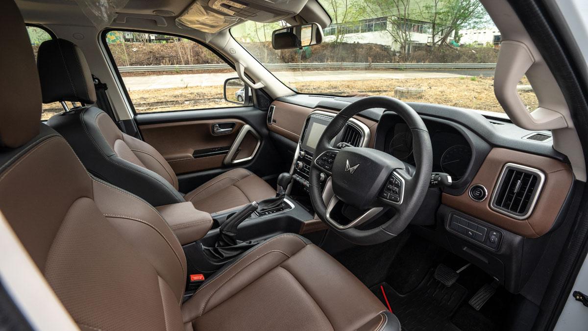 The interiors of the Scorpio N