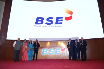 BSE officials unveil the new logo