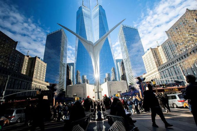 NY financial district.