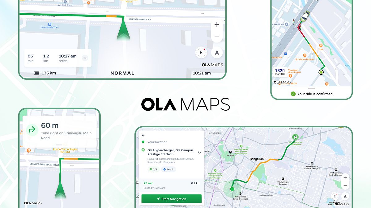 Ola Maps ''Gimmick'': MapmyIndia CEO Slams Ola''s Map Claims