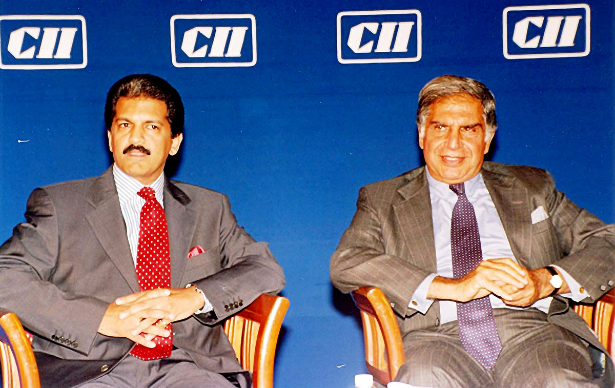 Anand Mahindra with Ratan Tata