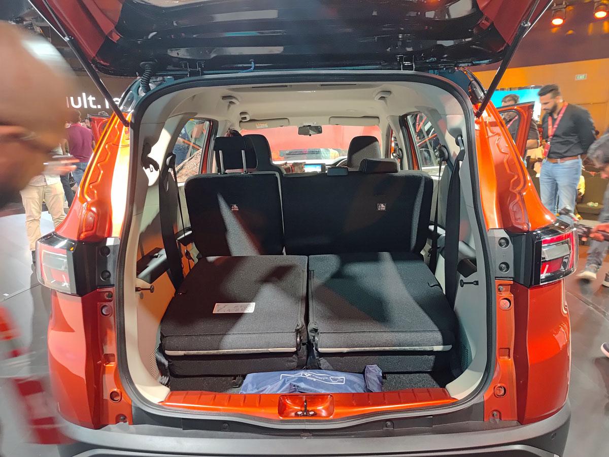 Renault Triber luggage space