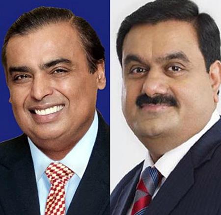 Mukesh Ambani, Gautam Adani Mukesh Ambani, Gautam Adani