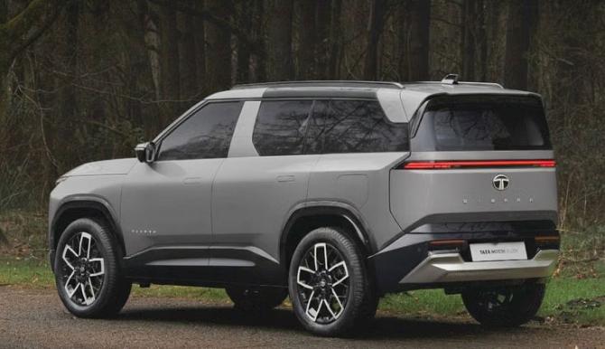 The Rear of the New Tata Sierra