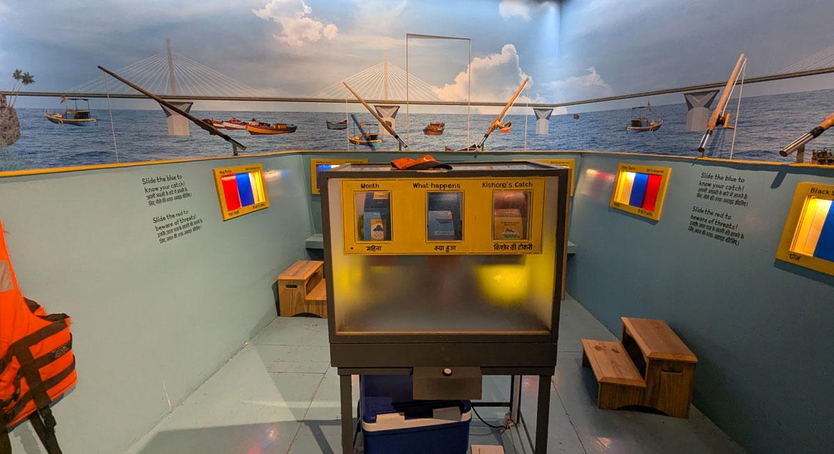 Inside a trawler at MuSo