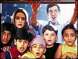 Preity Zinta, Hrithik Roshan and the children in Koi... Mil Gaya