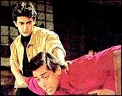 Aamir Khan and Salman Khan in Andaz Apna Apna