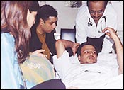 Vivek Oberoi in Mumbai's Hinduja Hospital