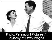 Audrey Hepburn and Gregory Peck in Roman Holiday