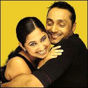 Rinke Khanna and Rahul Bose in Jhankaar Beats