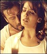 Jackie Shroff, Raveena in Sandhya