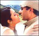 Tabu and Sunny Deol in Jaal