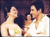 Preity Zinta and Saif Ali Khan in KHNH