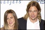 Jennifer Aniston and Brad Pitt