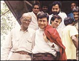 GVR Naidu and Dev Anand