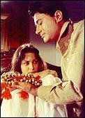 Waheeda Rehman and Dev Anand in Guide