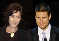 Carrie-Ann Moss and Tom Cruise
