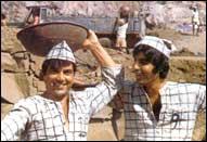 A still from Sholay