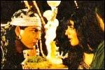 Shah Rukh Khan and Raveena Tandon in Zamana Deewana