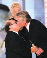 Danny Devito and Michael Douglas