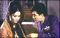 Sharmila Tagore and Rajesh Khan in Aradhana