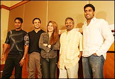 Ajay Devgan, Vivek Oberoi, Kareena Kapoor, Mani Ratnam and Abhishek Bachchan