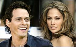 Marc Anthony and Jennifer Lopez