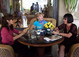 Marisa Tomei, Jane Fonda and Eve Ensler