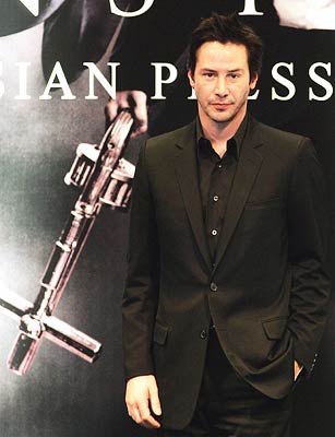 Keanu Reeves promoting Constantine in Hong Kong
