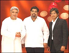 Javed Akhtar, Shankar Mahadevan and KK
