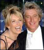 Penny Lancaster and Rod Stewart