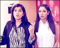 Ratna Pathak-Shah and Rupali Ganguli in Sarabhai vs Sarabhai