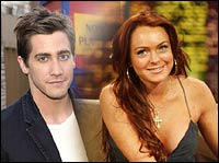Jake Gyllenhaal and Lindsay Lohan