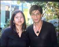 Shamaila with SRK