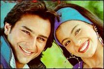 Saif Ali Khan and Kajol