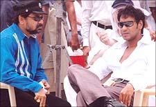 Anees Bazme with Ajay Devgan