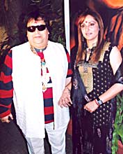 Bappi Lahiri and Jaya Prada