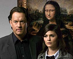 Tom Hanks and Audrey Tautou in The Da Vinci Code