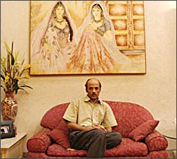 Sooraj Barjatya, at home