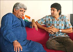 Javed and Farhan Akhtar